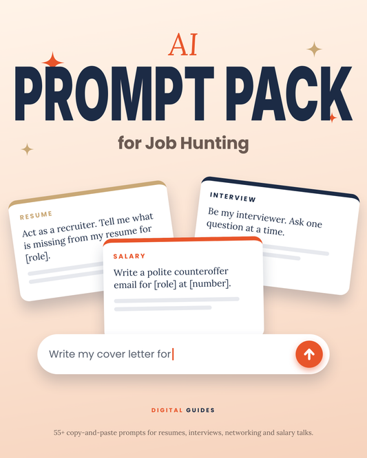 AI Prompt Pack for Job Hunting