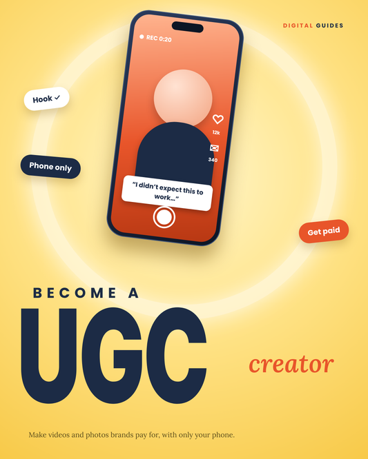 Become a UGC / Content Creator