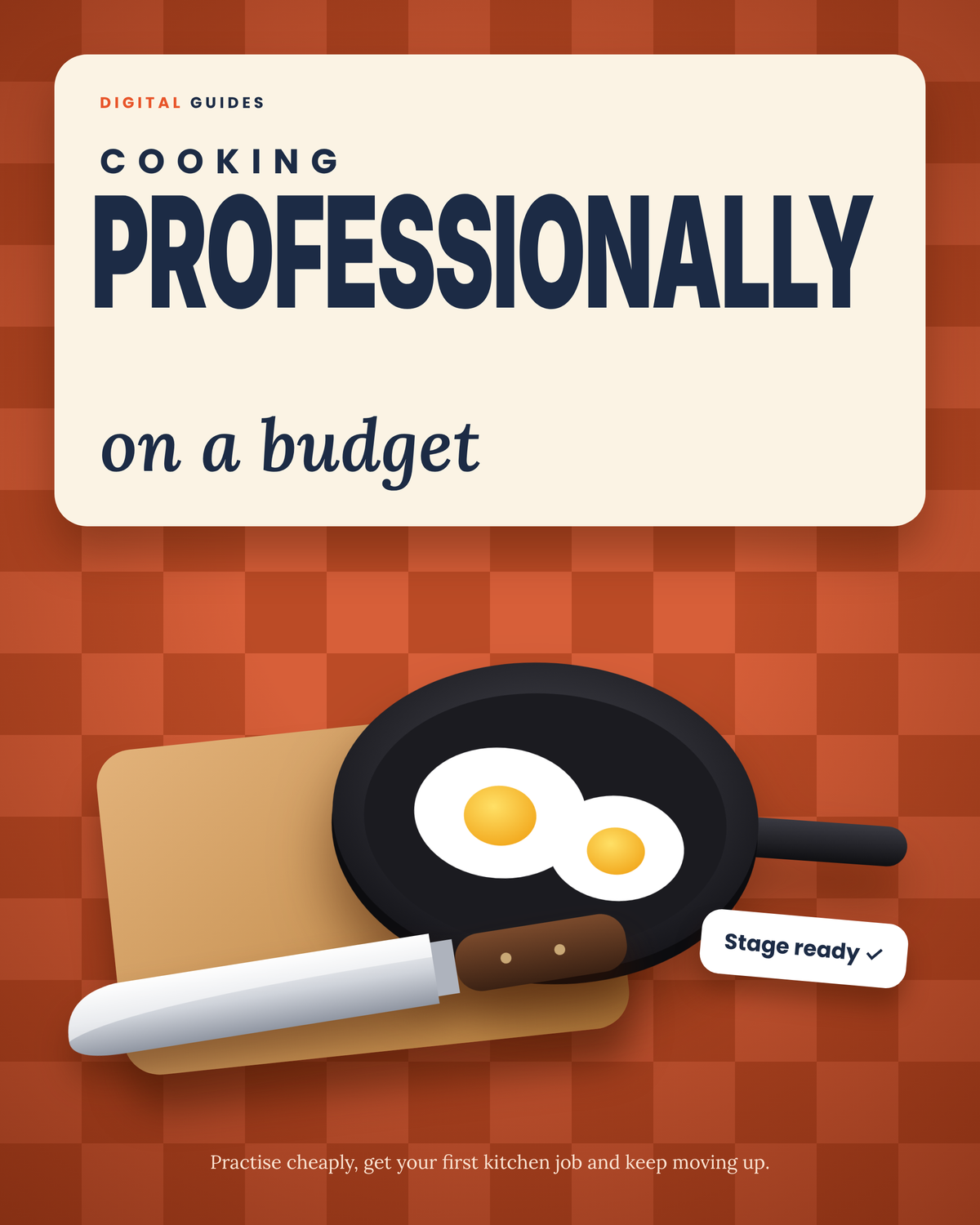 Get into cooking professionally