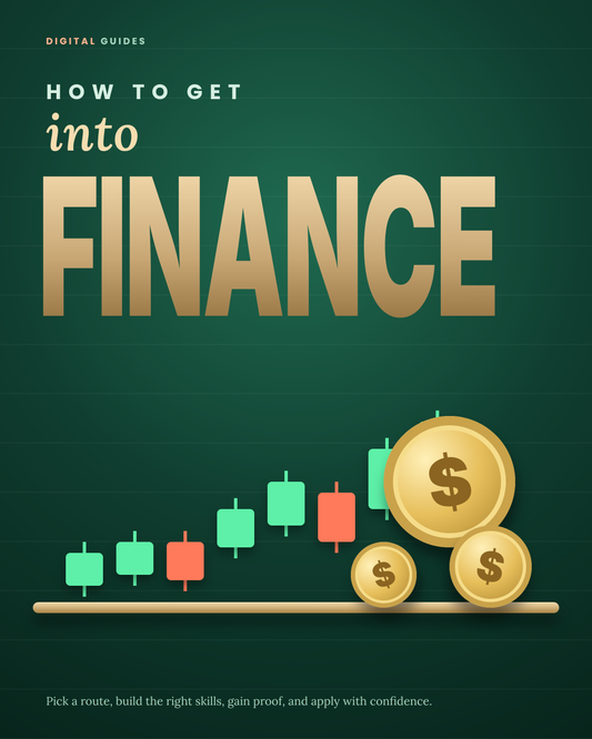 How to get into finance